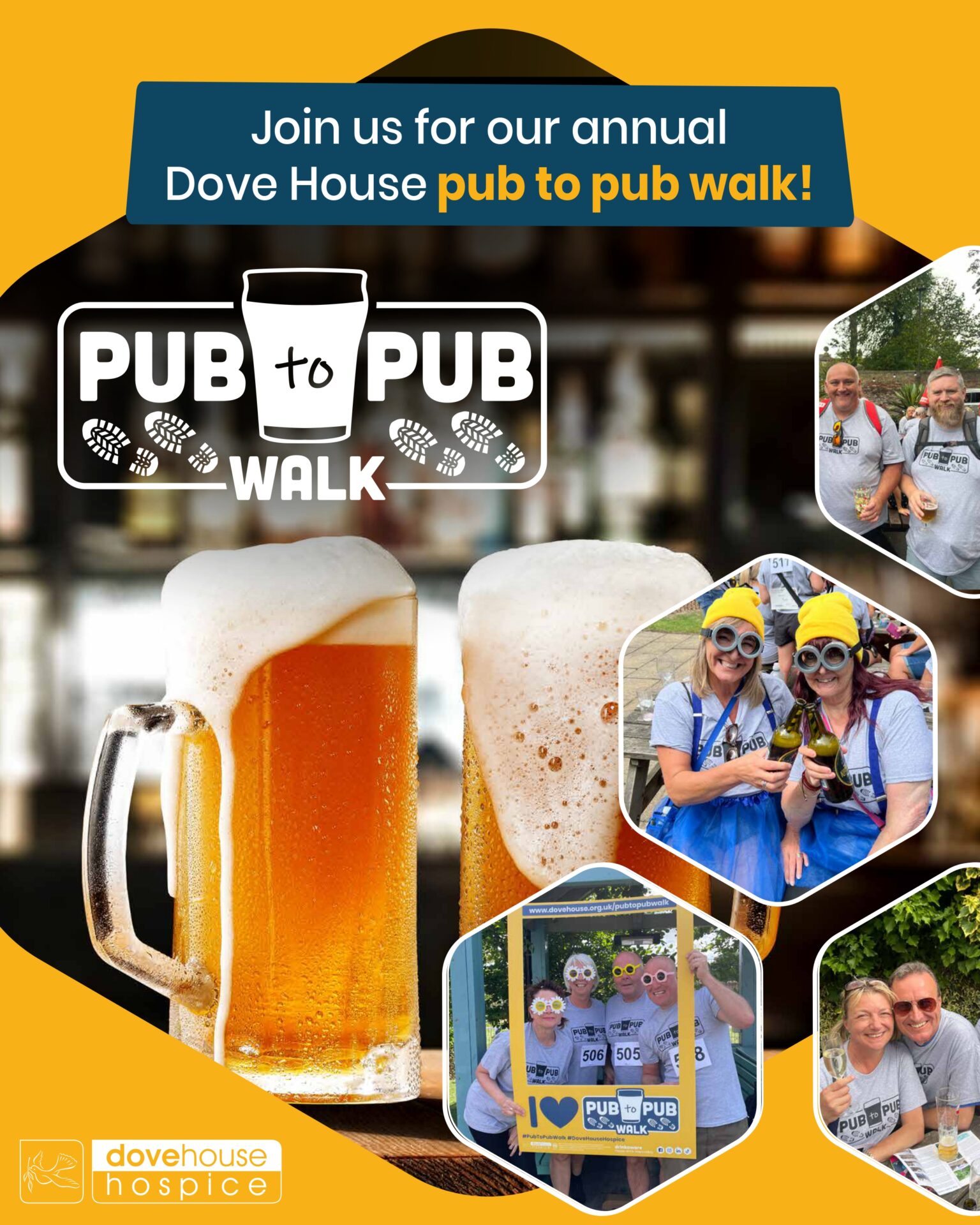Step by Step, Pint by Pint – Pub 2 Pub Fundraising Walk 2026
